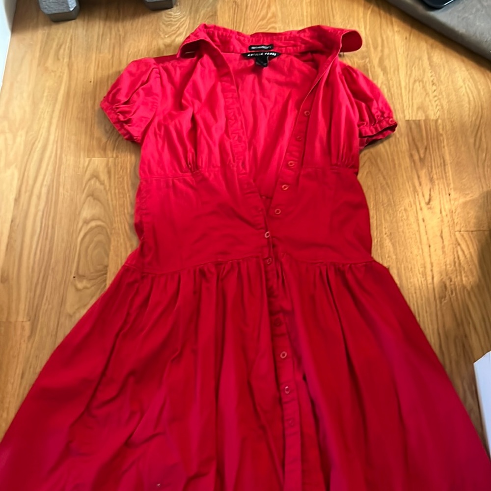 The brand is antilia femme and it is a size small